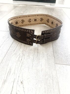 Silver Jeans | Dark Brown Leather Belt
